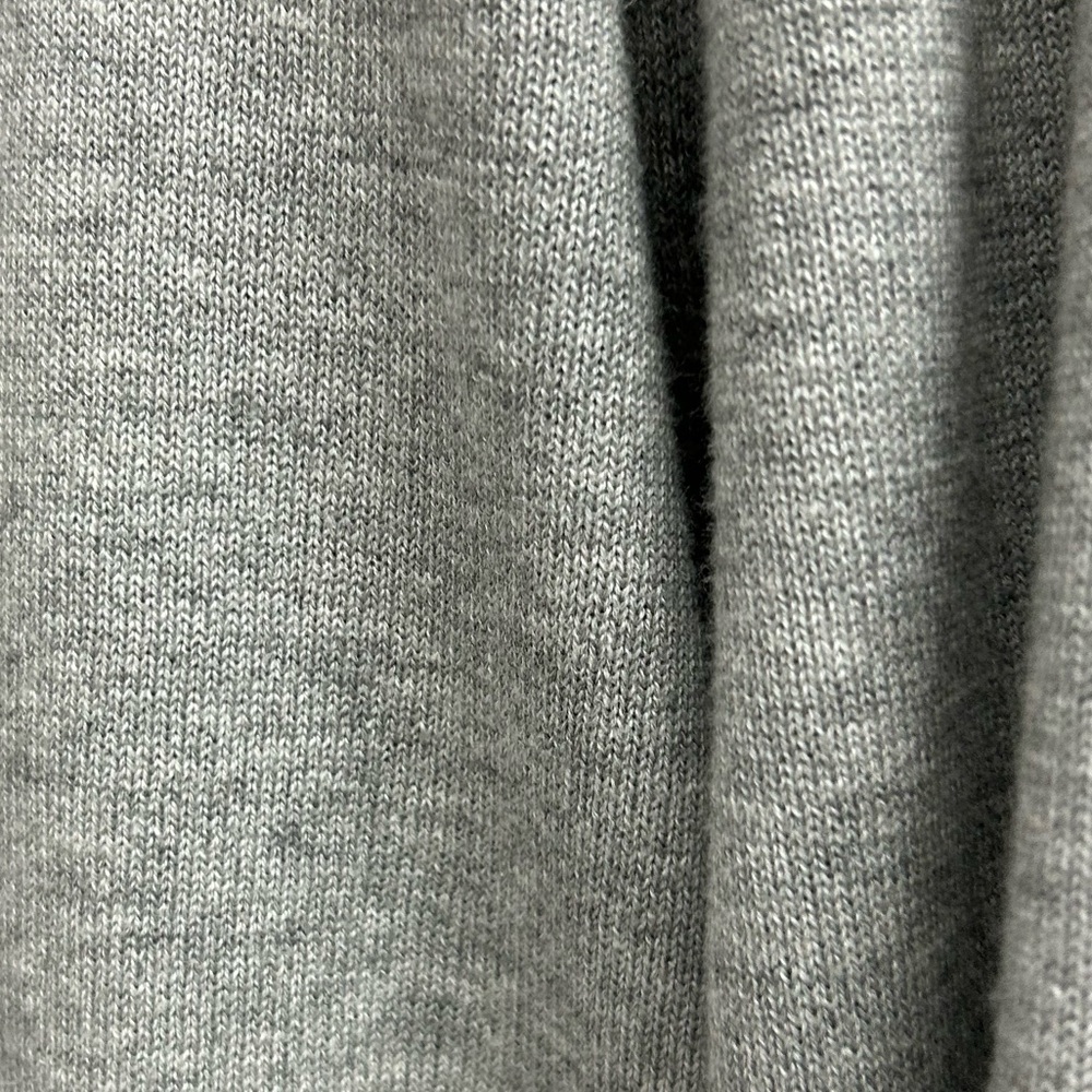 Sundance Gray Merino Wool Blend Button Front Cardigan Sweater PM Petite Medium - Picture 9 of 10
